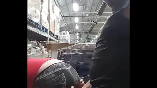 Show Quickie with a co-worker in the warehouse fresh Movies