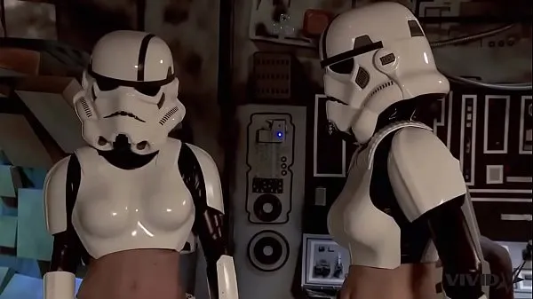 Mutass Vivid Parody - 2 Storm Troopers enjoy some Wookie dick friss filmet