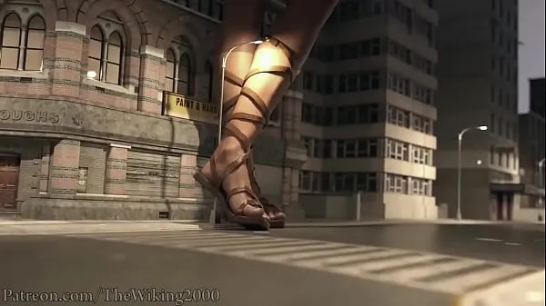 Toon Happy new Year for a Giantess vore nieuwe films