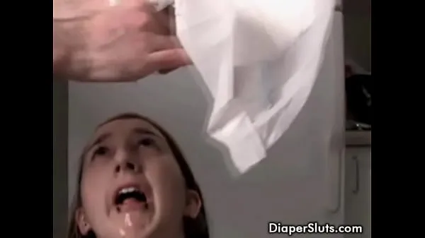 Show y. slut drinking her piss from diaper fresh Movies