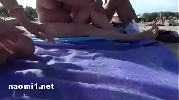 Mutass public beach cap agde by naomi slut friss filmet