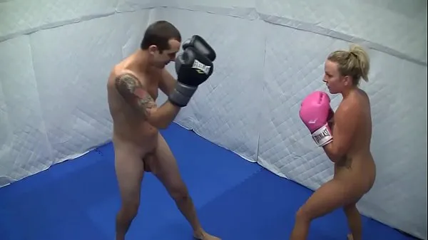 Vis Dre Hazel defeats guy in competitive nude boxing match nye film