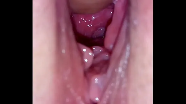 Tampilkan Close-up inside cunt hole and ejaculation Film baru