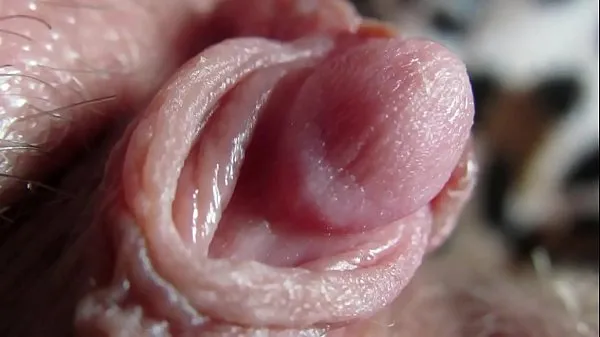 Show Extreme close up on my huge clit head pulsating fresh Movies