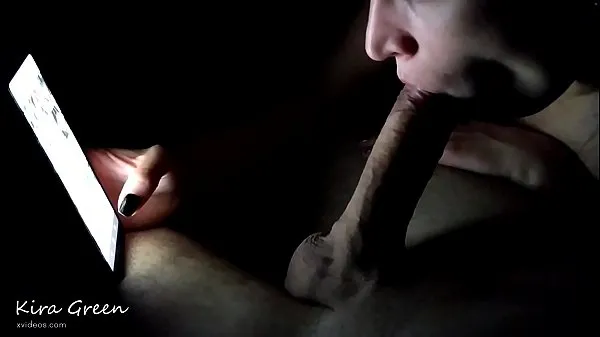 Show hot Wife Sucks Husband's Cock While Scrolling Instagram - Amateur homegirl, hot young girl loves to suck big dick and get cum in mouth Homevideo Passionate gladly Blowjob fresh Movies