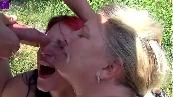 Toon Stepmother and Stepdaughter were dirty used by countless men at a bathing lake! Part 2 nieuwe films
