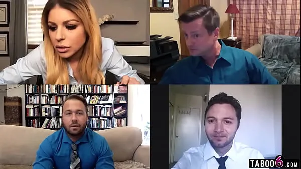 Huge tits employee Brooklyn Chase did not know it was a video chat تازہ فلمیں دکھائیں