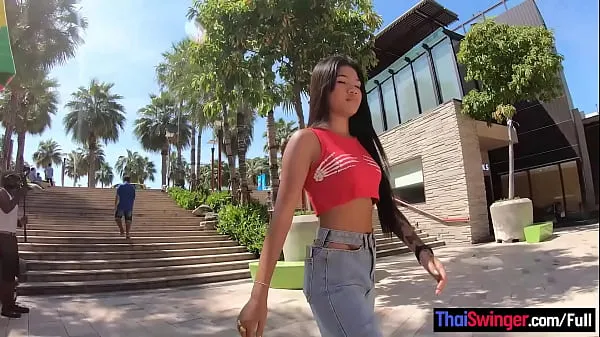 Εμφάνιση Amateur Thai teen with her 2 week boyfriend out and about before the sex φρέσκων ταινιών