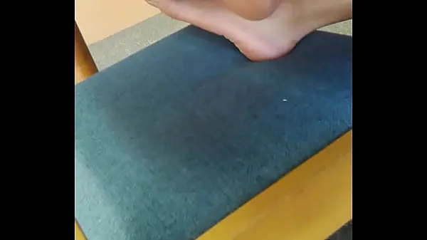 Show Studying Barefoot Exposing Soles fresh Movies