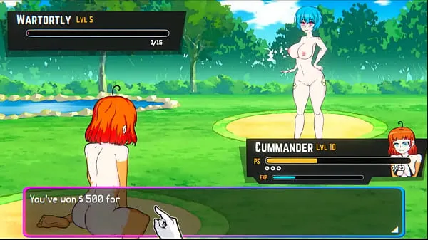 Tampilkan Oppaimon [Pokemon parody game] Ep.5 small tits naked girl sex fight for training Film baru