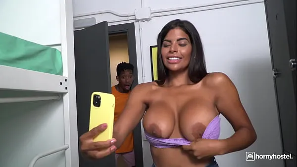 Show HORNYHOSTEL - (Sheila Ortega, Jesus Reyes) - Huge Tits Venezuela Babe Caught Naked By A Big Black Cock Preview Video fresh Movies