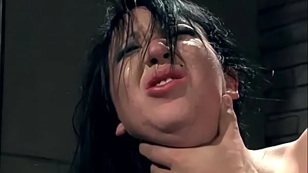 Hiển thị Gorgeous suffering slut. Part 2. She suffers, but she loves to suffer. She is in strict bondage, her sadistic Master slaps her face, pulls hard back her hair, let her suffering loudly. He gets hardon while he treats her Phim mới