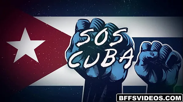 Die heißen Kubanerinnen Gabriela Lopez, Scarlett Sommers und Serena Santos schütteln ihre riesigen Ärsche und halten Protestschilder auf den Straßen und sammeln mutig Spenden für Kubaneue Filme anzeigen
