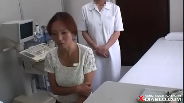 Show All about obstetrics and gynecology ... Housewife, Mr. Yamaguchi, palpation, echo, internal examination table fresh Movies
