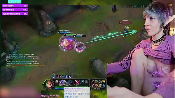 Show Gamer Girl Crushes it as Jinx on LoL! (Tricky Nymph on CB fresh Movies