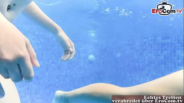Vis German 18yo teen amateur threesome mff underwater outdoor nye film
