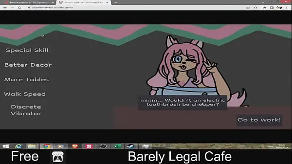 Barely Legal Cafe (free game itchio ) 18, Adult, Arcade, Furry, Godot, Hentai, minigames, Mouse only, NSFW, Short개의 최신 영화 표시