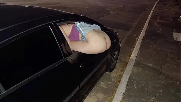 Show Married with ass out the window offering ass to everyone on the street in public fresh Movies