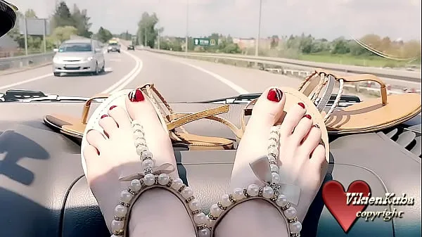 Toon Show sandals in auto nieuwe films