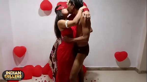 Εμφάνιση Loving Indian Couple Celebrating Valentines Day With Amazing Hot Sex φρέσκων ταινιών
